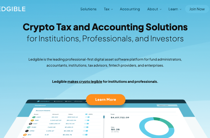 Leading Crypto Tax and Accounting Provider Ledgible Unveils New Design – Press release Bitcoin News
