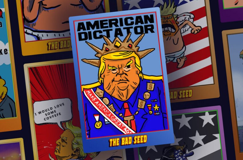  100,000 Trump NFT Trading Cards Launched by Bad Seed Book