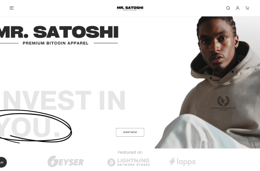  Mr․ Satoshi Is The New Premium Bitcoin Apparel Store You Do Not Want to Miss – Sponsored Bitcoin News