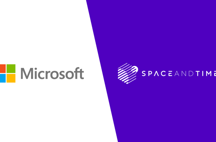  Space and Time and Microsoft Make Blockchain Data Accessible on Azure Marketplace – Press release Bitcoin News