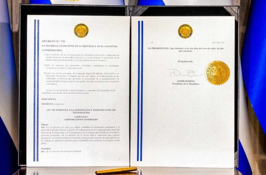  El Salvador Eliminates All Taxes on Technology Innovations, AI, App Programming – Taxes Bitcoin News