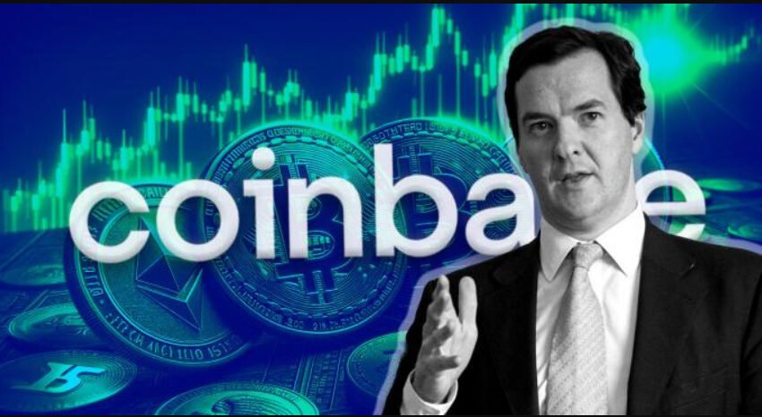  Coinbase Enlists Former U.K. Chancellor George Osborne for Advisory Council