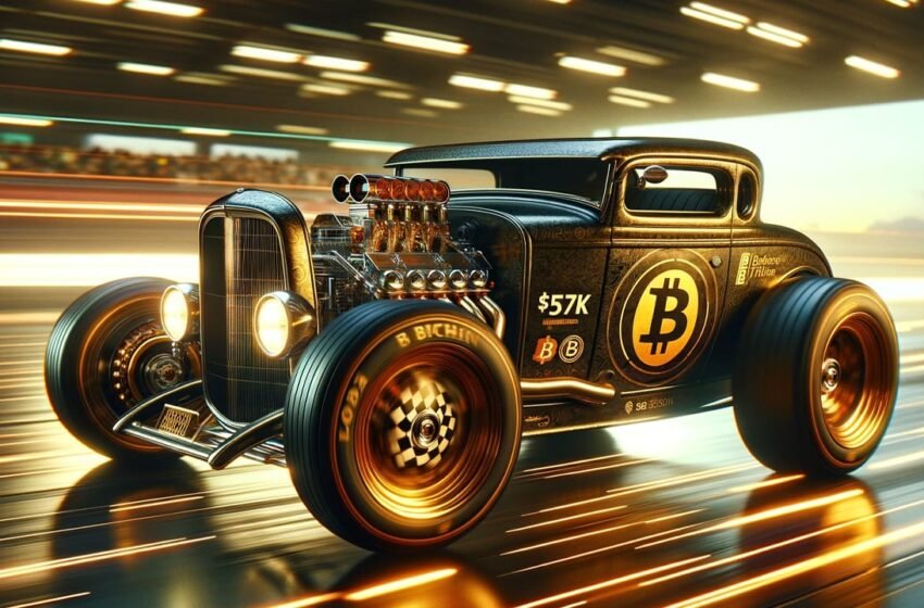 Bitcoin Reaches $57K in Stellar Monday Surge, Erasing $70 Million in Shorts in Just One Hour