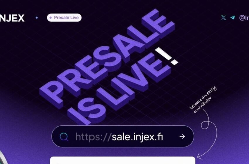  Injex Finance Launches Presale for $INJX Token: Join Now to Secure Early Contributions