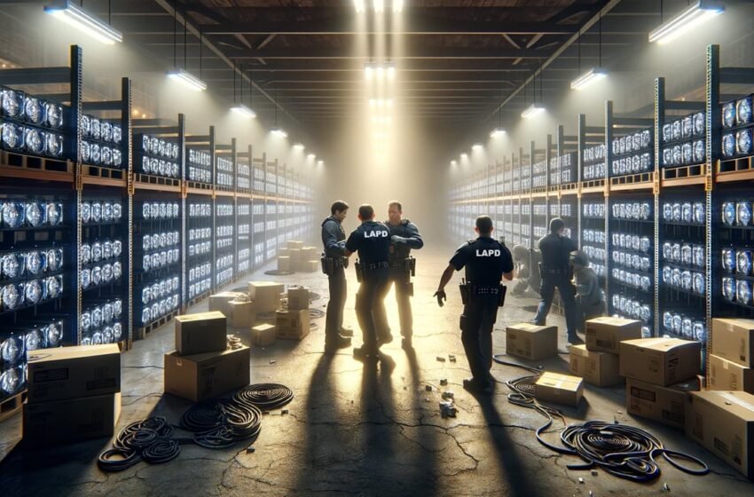  LAPD Recovers $6.9 Million Worth of Stolen Bitcoin Mining Rigs, Suspects in Custody