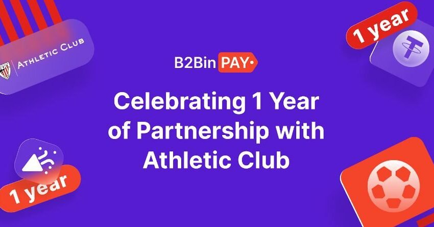  B2BinPay Celebrates One Year of Partnership With Athletic Club