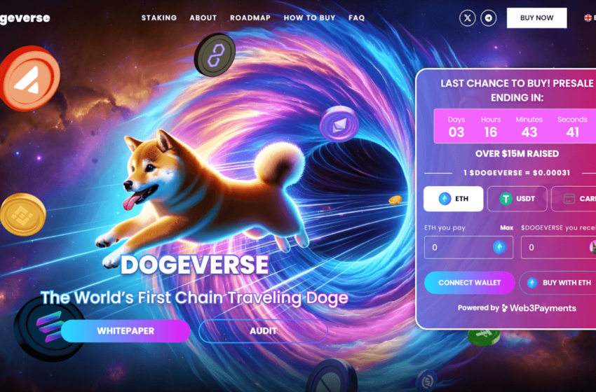  Dogeverse Presale Enters Final 3 Days After Raising $15M, Analysts Forecast Big Gains in June