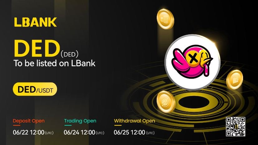  LBank Exchange Will List DED (DED) on June 24, 2024