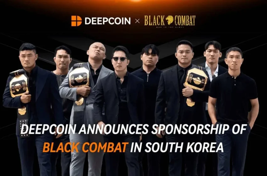  Deepcoin Partners with Black Combat in South Korea