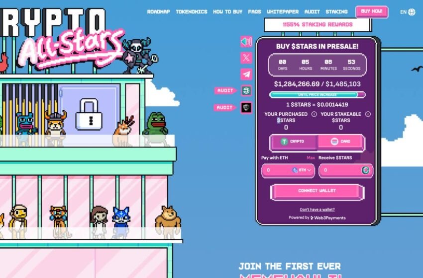  Is This the Next Crypto to Explode? Crypto All-Stars Presale Success Continues