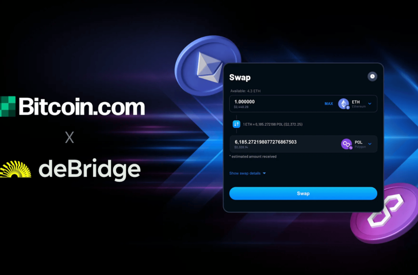  Bitcoin.com Enhances Cross-Chain Swaps on Verse DEX With deBridge Integration for Faster, More Efficient Trading