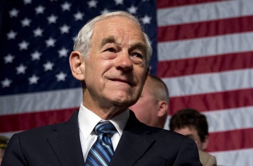 Ron Paul Keen to Restore ‘Sanity’ With Musk in Trump’s Government Efficiency Drive