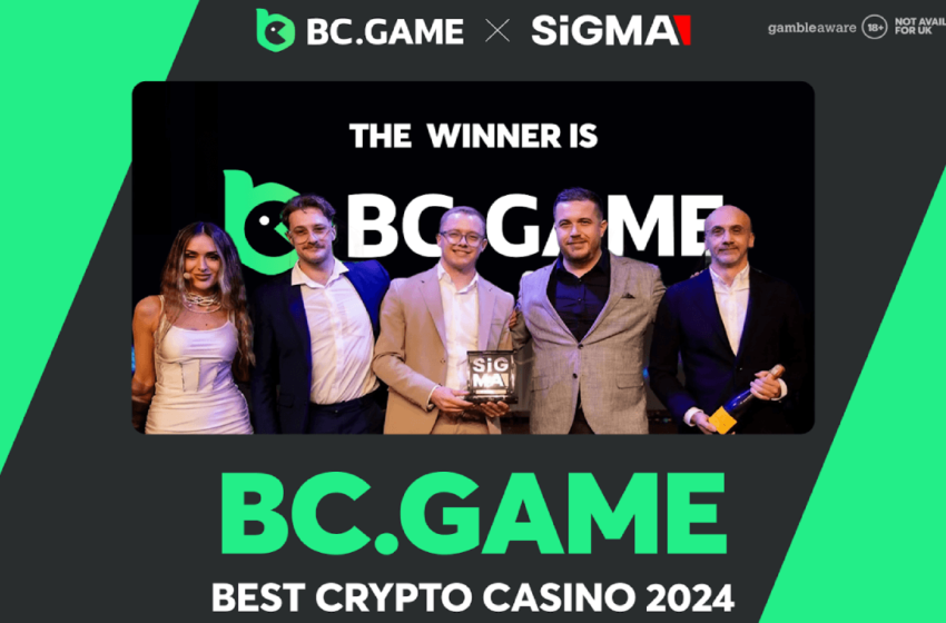  BC.GAME Celebrates Third Consecutive Win at the SiGMA Global Gaming Awards With 2024 Best Crypto Casino Title