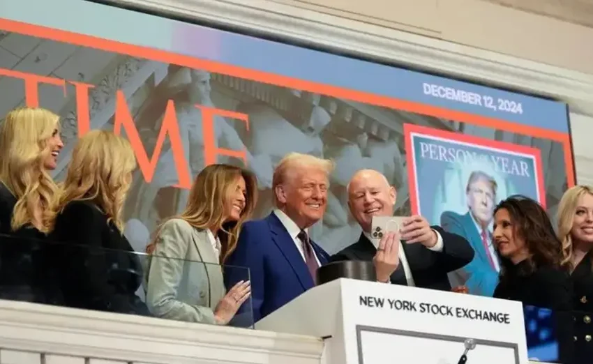  Trump Rings NYSE Bell, Highlights Bold Plans for Cryptocurrency Leadership