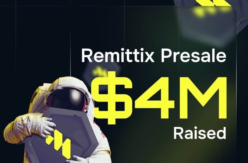  Remittix (RTX) hits $4m presale as XRP holders take notice