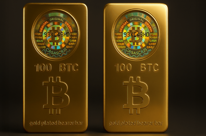  Casascius Treasure Unsealed: Two 100 BTC Bars Redeemed Amid Price Drop in April 