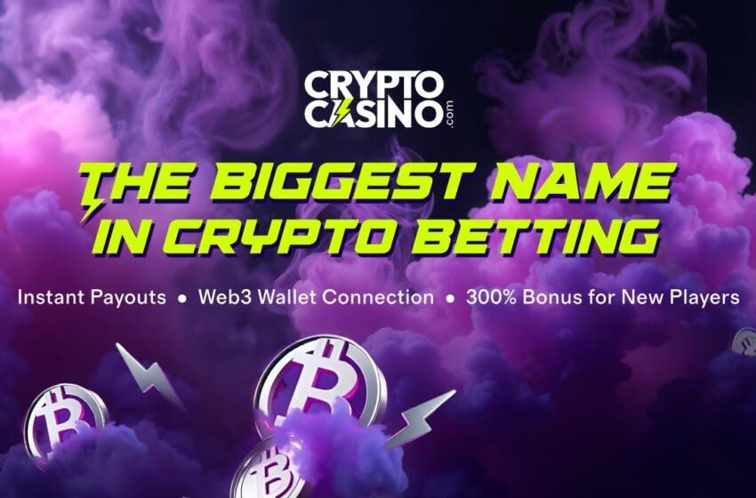  CryptoCasino.com – The Fresh New Casino Built for Degens and Web3 Players