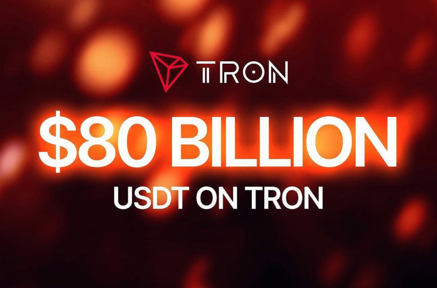  USDT on TRON Surpasses $80 Billion, Strengthening TRON’s Position as the Leading Stablecoin Network