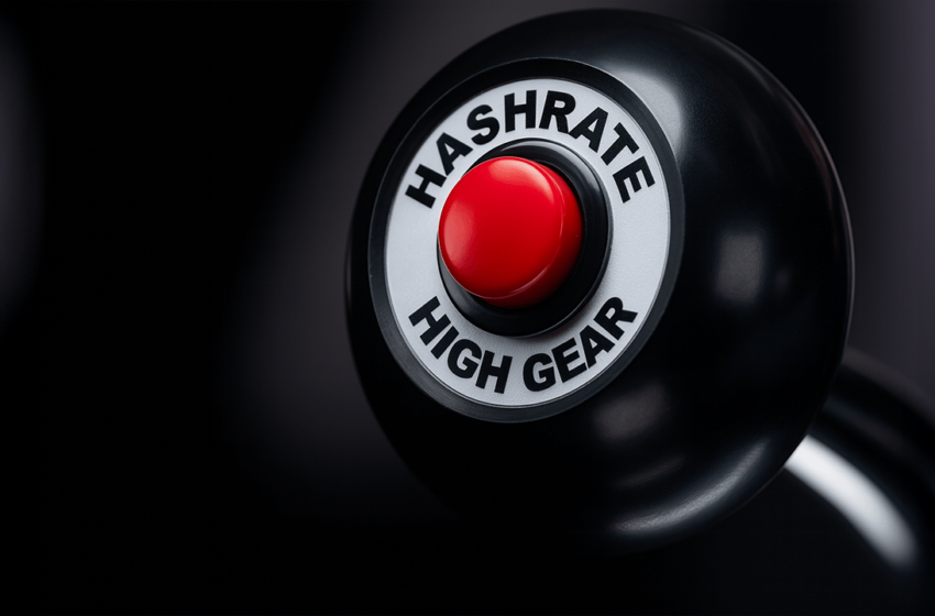  Bitcoin’s Hashrate Brushes All-Time High as Miners Close in on June Peak