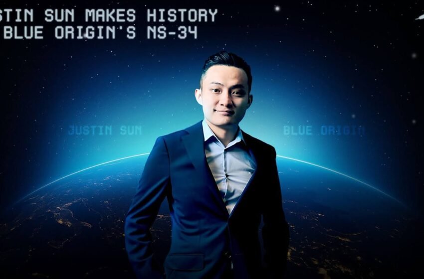  Justin Sun Makes History as Youngest Chinese Commercial Astronaut With Blue Origin’s NS-34 Spaceflight