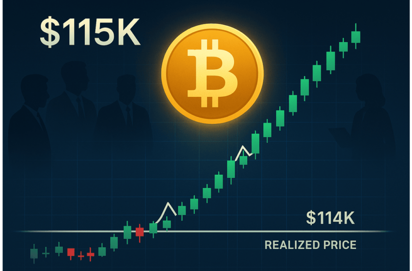 Bitcoin climbs above $115K as on-chain metrics signal potential rally