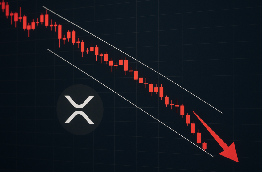 XRP falls 6% to $2.81 as bearish channel signals more downside