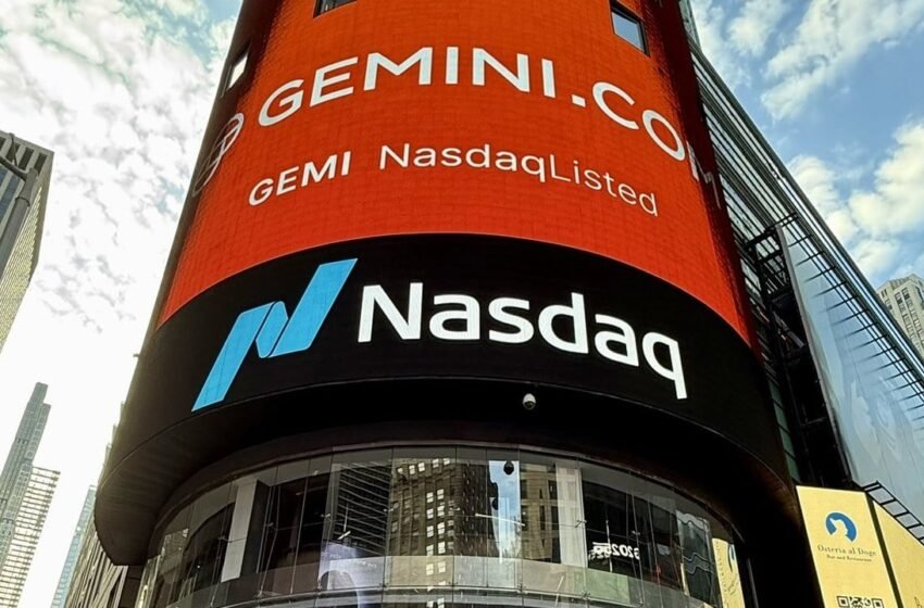  Gemini’s IPO Debuts on Nasdaq With Strong Demand and Rapid Price Swings