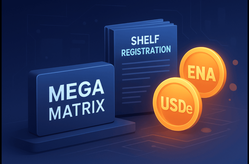  Mega Matrix files $2B shelf registration for Ethena stablecoin strategy