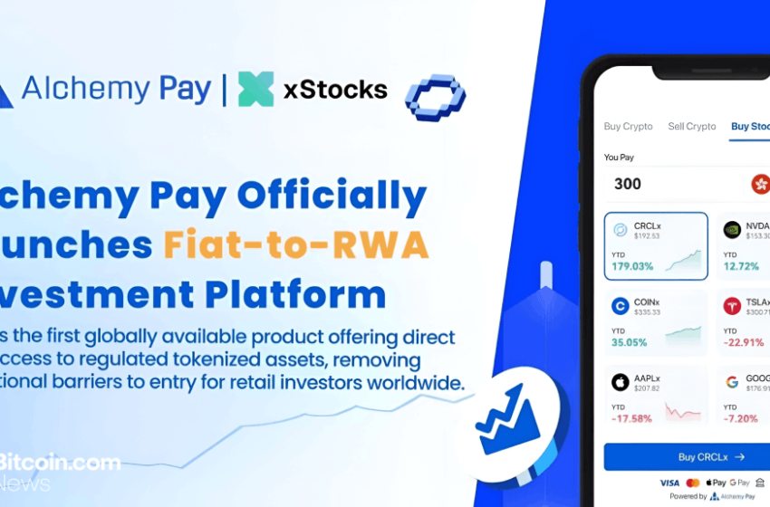  Alchemy Pay Launches Fiat-to-RWA Platform With Visa, Mastercard, and xStocks Support, Bringing Wall Street to Users Worldwide