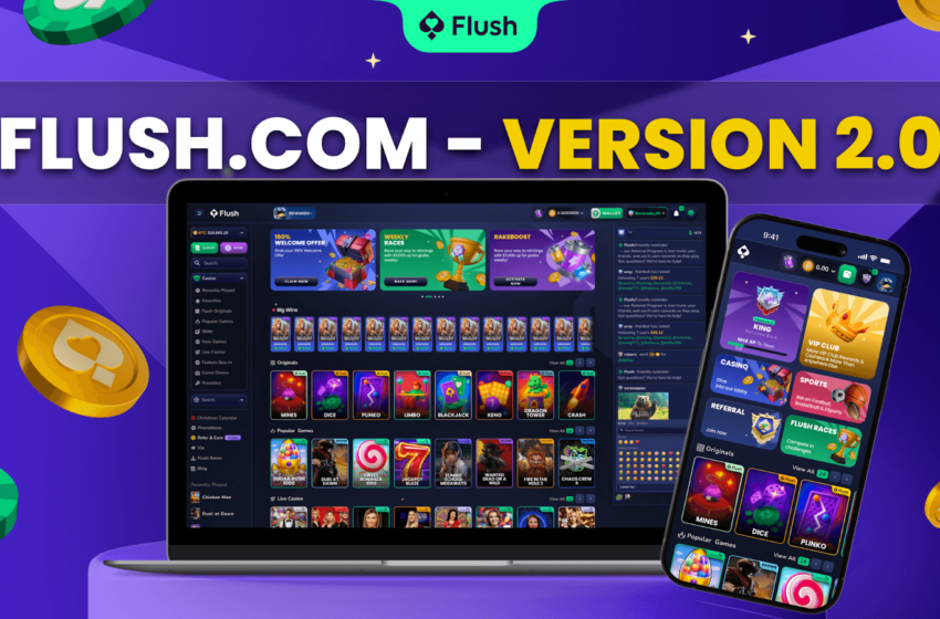Flush Casino V2: Bonuses, VIP Rewards and 8,000+ Games