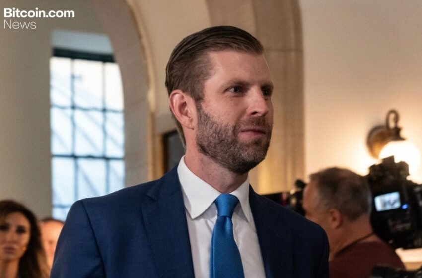  Eric Trump Believes Bitcoin Will Reach $1 Million; Prediction Markets Say Otherwise