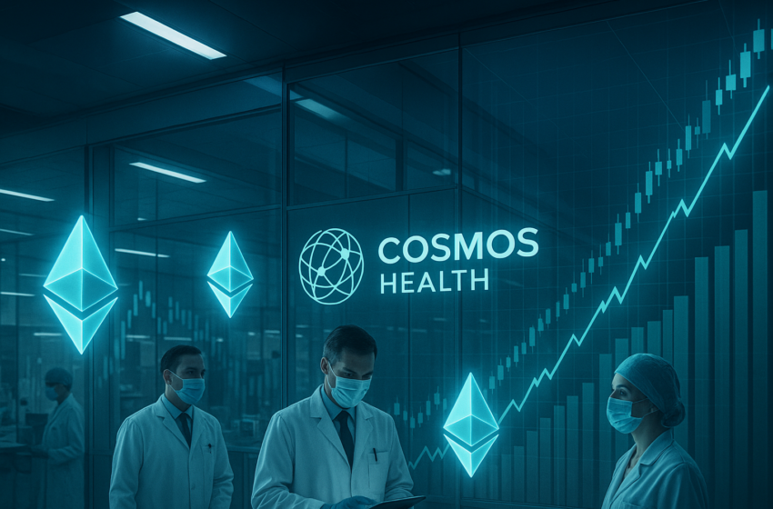Cosmos Health expands Ethereum holdings to $1.8M under $300M digital assets facility