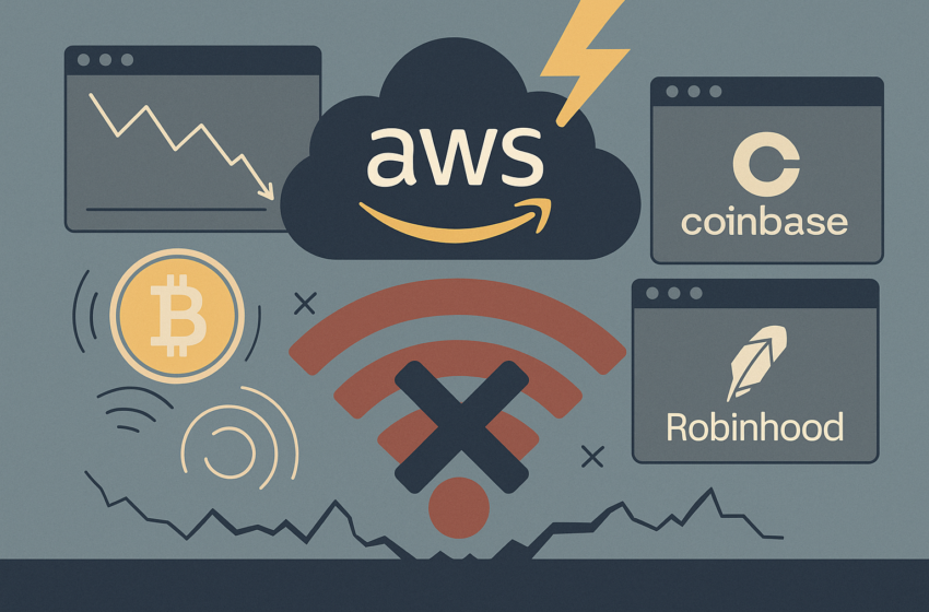 Crypto traders locked out as AWS outage cripples Coinbase and Robinhood