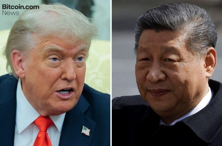  Bitcoin Falls Below $118K After Trump Warns China of ‘Massive Increase’ in Tariffs