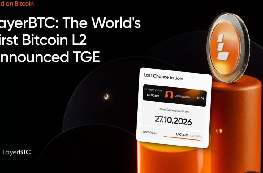 LayerBTC Hit $1.4M and Announced Listing Date for 27th October: How Layer 2 Can Help Bitcoin to Hit New ATH