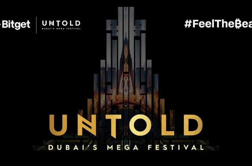  Bitget Lights Up UNTOLD Dubai With Immersive LED Tower and Global Fan Experience