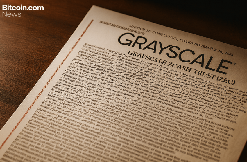  Grayscale Moves Toward First Zcash ETF With SEC Filing