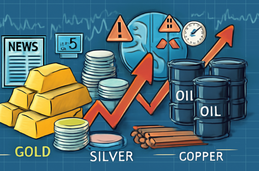  Commodity wrap: silver hits record high, gold climbs past $4,300, oil remains flat
