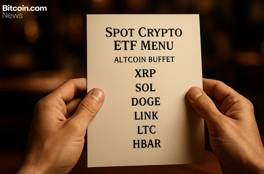  ETF Floodgates Open: XRP, SOL, LTC, HBAR, DOGE, and LINK Give Investors a Menu of Altcoin Madness