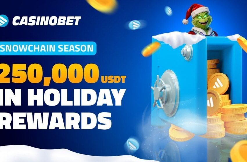  Casinobet Marks Strong First Year With 250,000 USDT Snowchain Season Campaign
