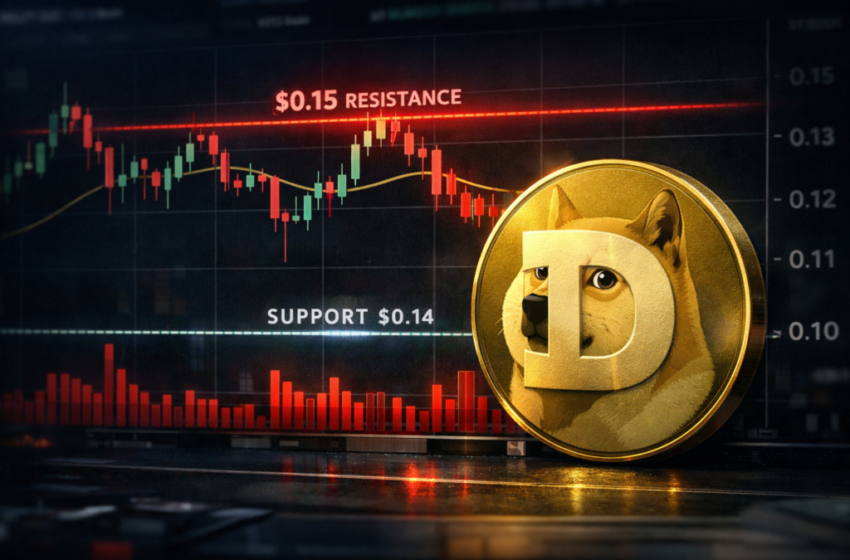  Dogecoin faces key test as traders sell into strength near $0.15