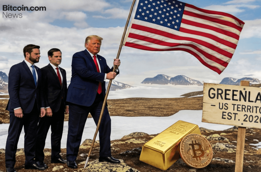  Gold Breaks Records, Bitcoin Nosedives After Trump’s Renewed Greenland Annexation Push
