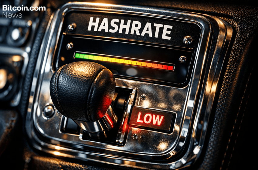  Bitcoin’s Hashrate Slips Below 1 Zettahash After Months at Record Power