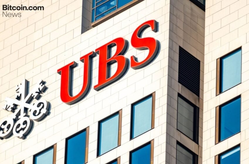  UBS Plans Bitcoin and Ether Trading for Private Clients as Institutional Demand Accelerates: Report