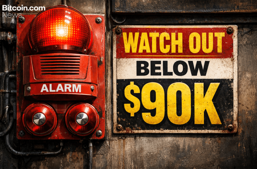  Bitcoin Below $90,000: Technicals Flash ‘Strong Sell’ as Geopolitical Fears Erase Monthly Gains