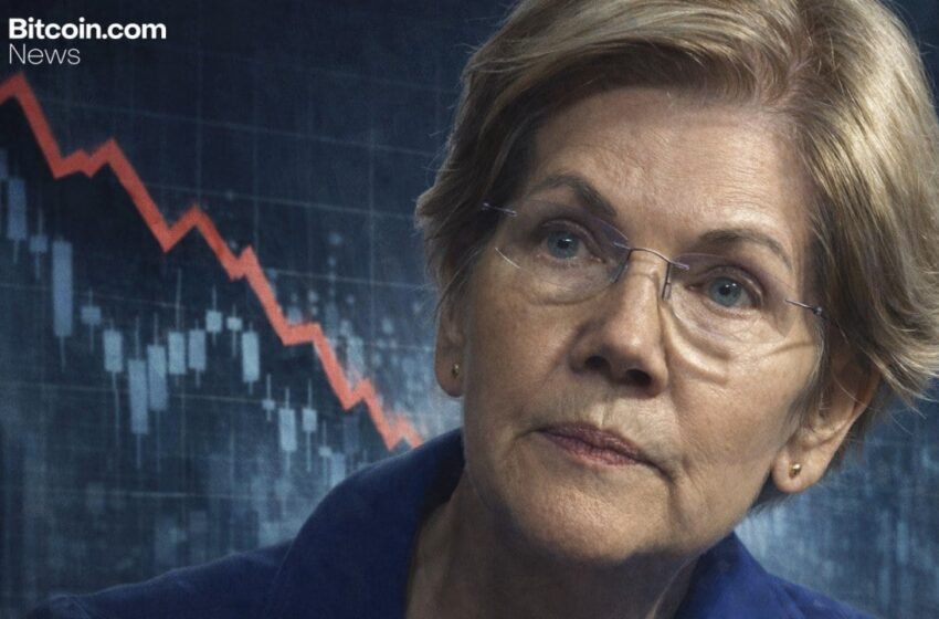  Warren Presses Fed and Treasury to Block Crypto Bailouts After $2T Collapse