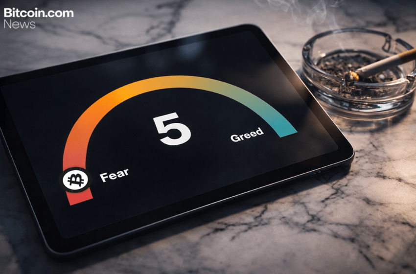  Crypto Fear Index Craters to Historic Low as Bitcoin RSI Nears Levels Seen Only in Major Collapses