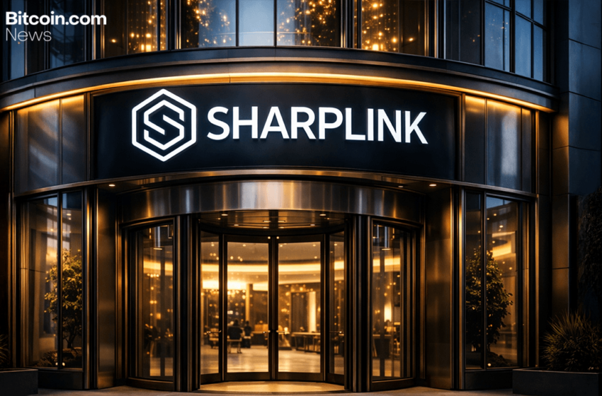  Sharplink’s ETH Stack Nears 870K as Institutions Claim 46% Stake