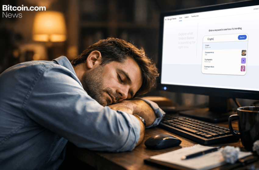  Google Trends Data Shows Crypto Interest Slumps as Market Pulls Back