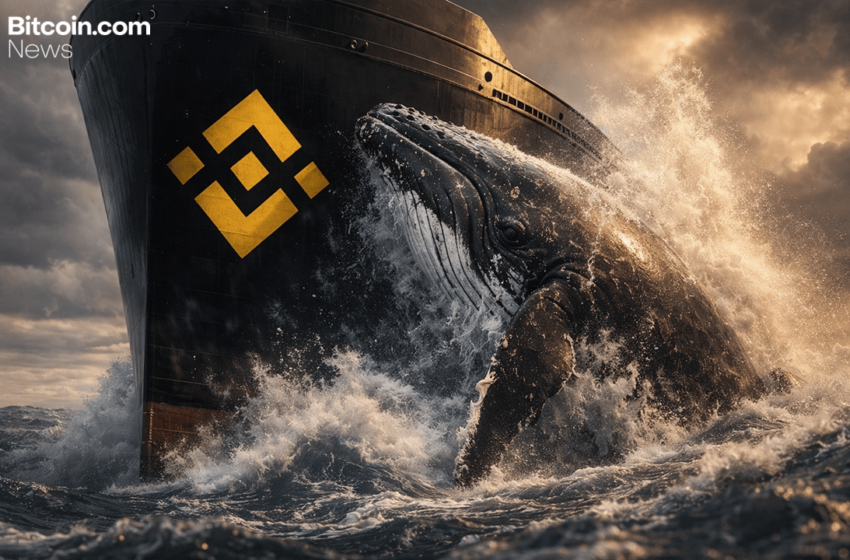  Whale Bitcoin Deposits Hit 14-Month High as $8.2 Billion BTC Floods Binance